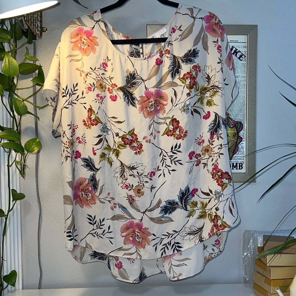 2x blouse, great for springtime work wardrobe